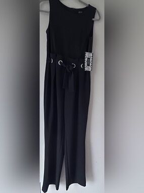 Spense Black Tie-Waist Jumpsuit -Really Cute
